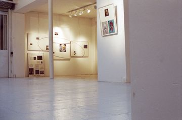 Vue de l'exposition « Autopsie d'un masque », Galerie Jacqueline Blanquet, Paris, 1985
