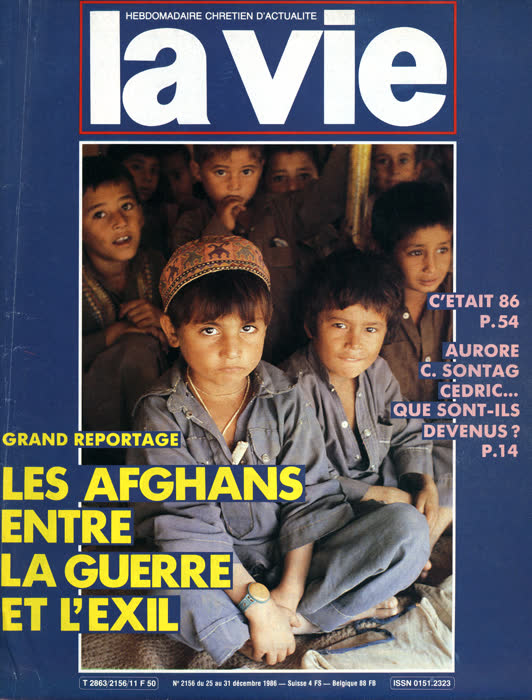 “Ciel ! Dessine-moi une étoile”, La Vie, no. 2156, 25 – 31 December 1986, page 1