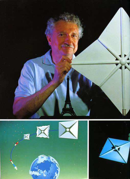 «Les pionniers de l'art spatial», Les Nouveaux Aventuriers, n.º 2, julio – agosto de 1988, página 4